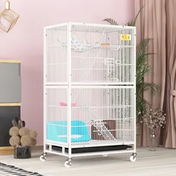 Pet Products Encrypted golden squirrel cage demon king three-story villa chinchilla flower branch mouse honey bag glider
