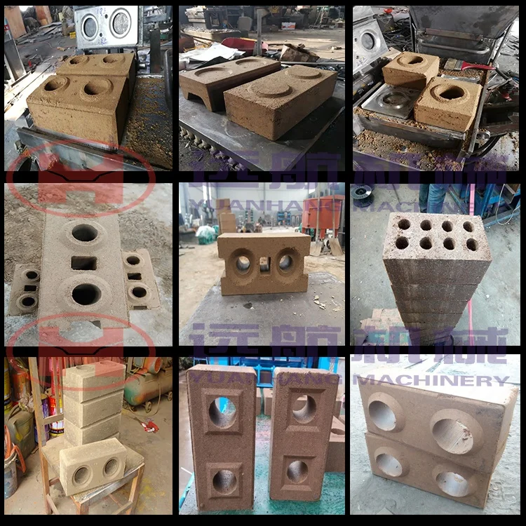 Easy to operate clay laterite brick machine hollow brick paving brick interlocking tiles
