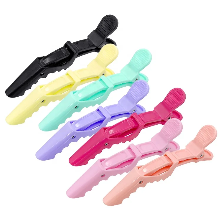 Salon Hair Styling Clips Sectioning Plastic Alligator Hair Clips For Woman