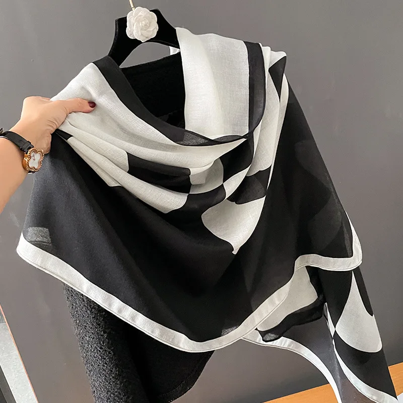 Giving Modern Hospitality Community Polyester shawl Intricate Delightful ethnic style hijab Essential