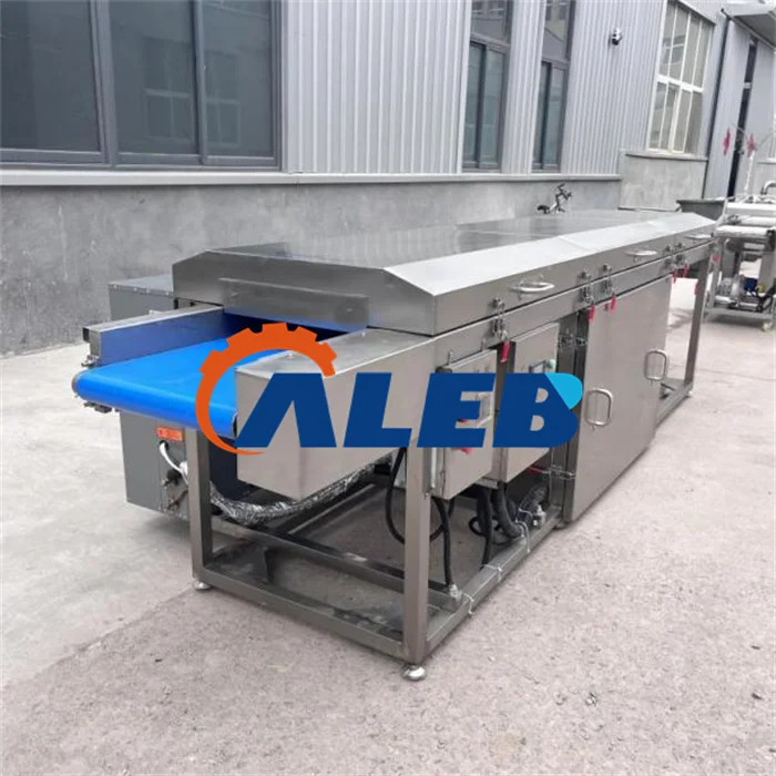 Professional chocolate enrobing equipment peanut sugar bread donut coating machine