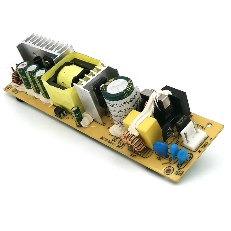 Wholesale Price Universal 100-240VAC 60W Single Output AC DC Converter 12V 5A Open Frame Industrial  Power Supply Unit