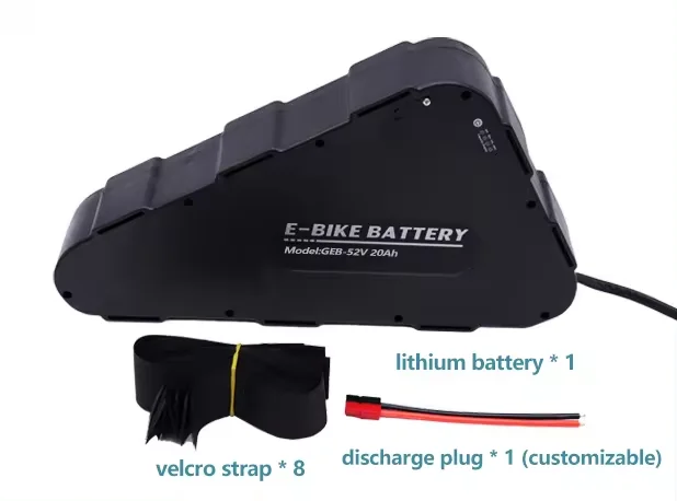 GEB Factory Customized 18650 Li-ion Battery 36V 48v 52v 72v 20Ah 21Ah 24Ah 28Ah 30Ah Delta Battery Pack for Electric Bike