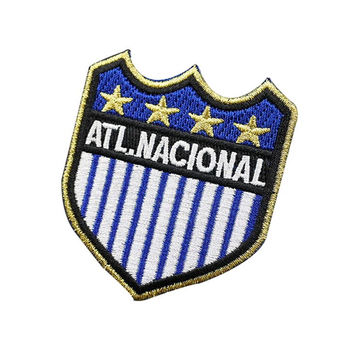 Amerpromo Fashion Free Sample New Design Low Price Embroidery Label Logo Patches Custom Embroidered Labels