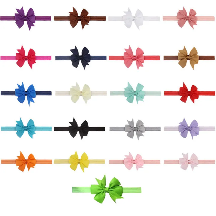 ribbon hair bows clips accessories for baby girls children Cute hair bow hairpins TUS004
