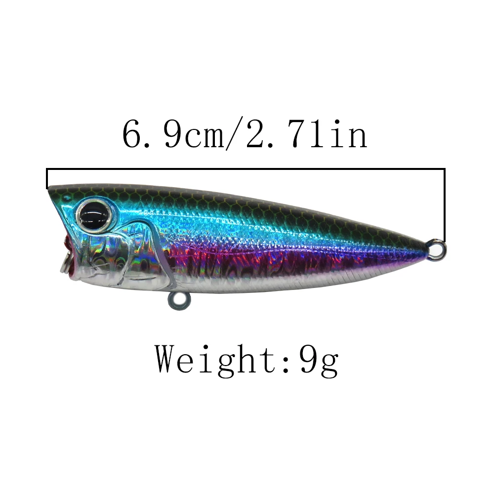Long Casting Pencil Lure Popper Wobblers Fishing Lure Collection Big Game Stick Baits Good Action Abalone Shell Popper River