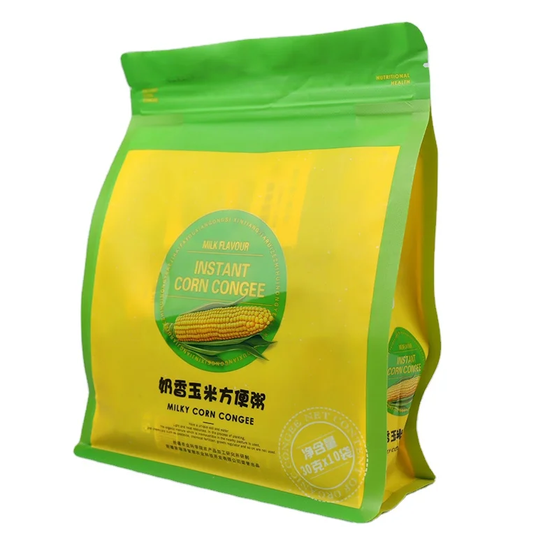 Custom Printed Flour Bag 5kg 10KG Coated Woven Polypropylene Bag Fold Bottom Rice Flour Sacks