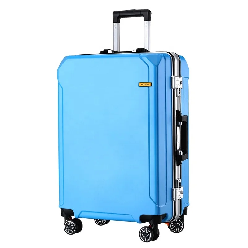 Travelling Multi-size All Aluminum Hard Shell Luggage Case Carry On Spinner Suitcase