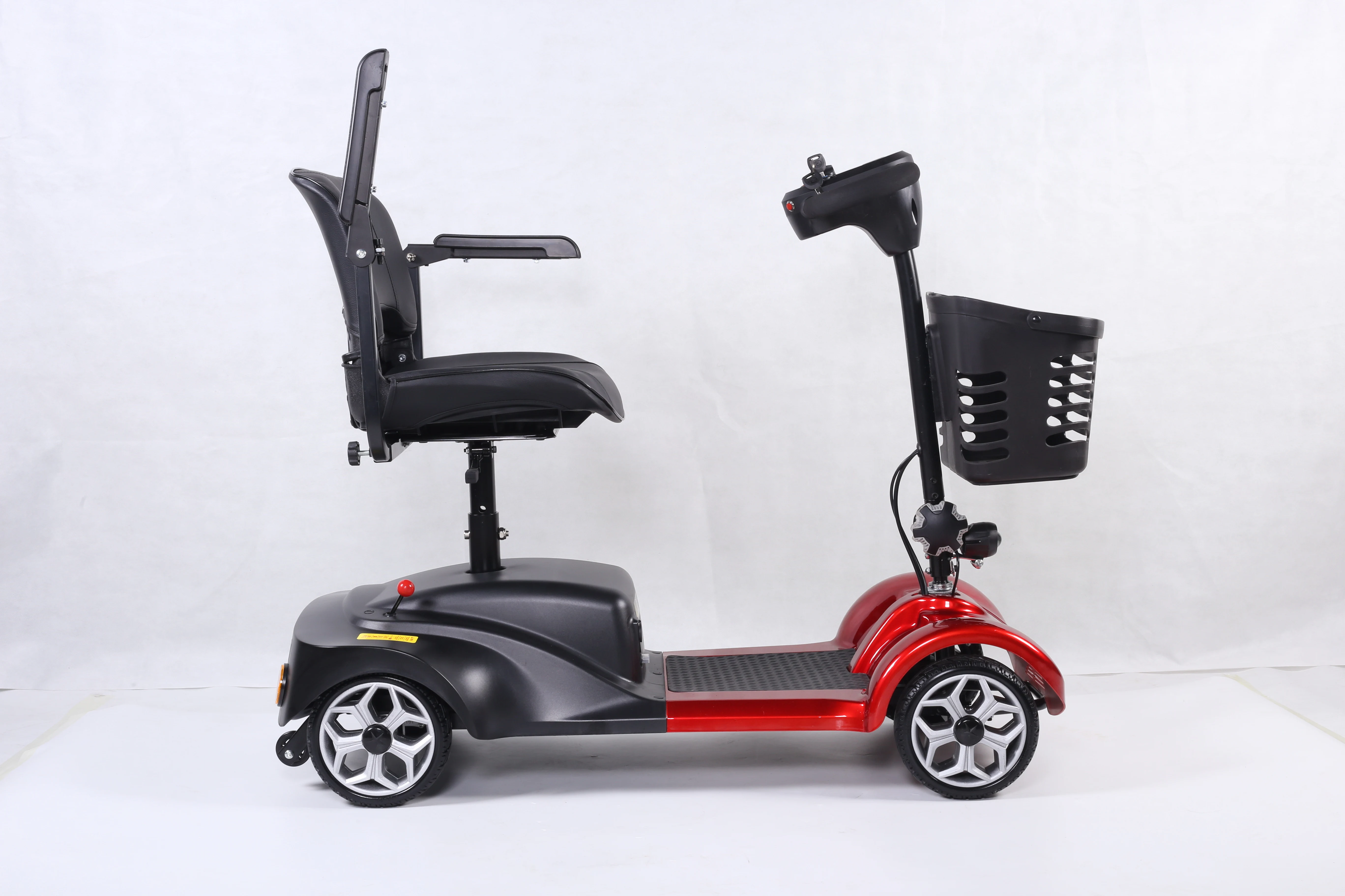 min smart 4 wheel mobility elderly disability folding electric scooter adult for handicapped