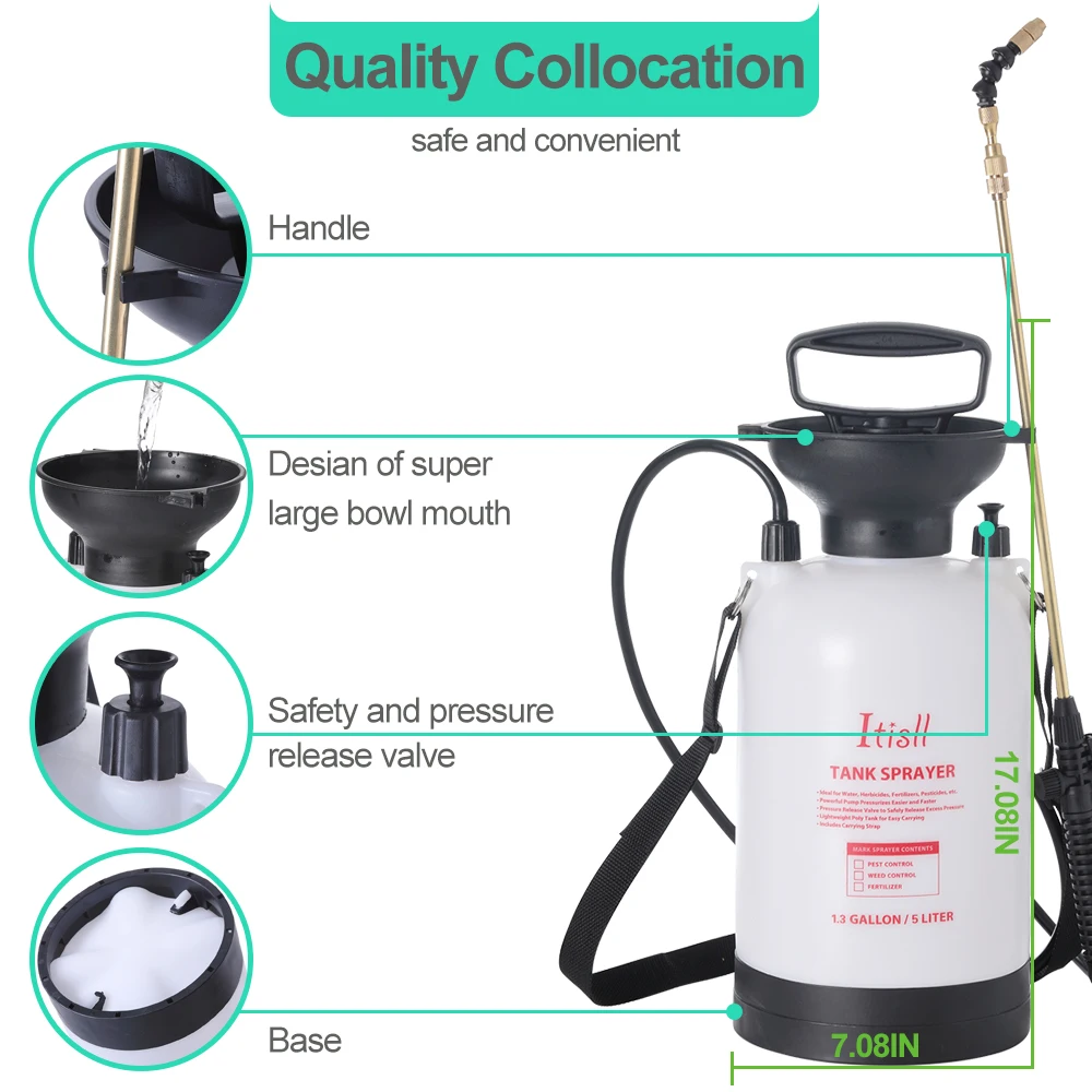 Поставщик водораспылителя под давлением 5 литров