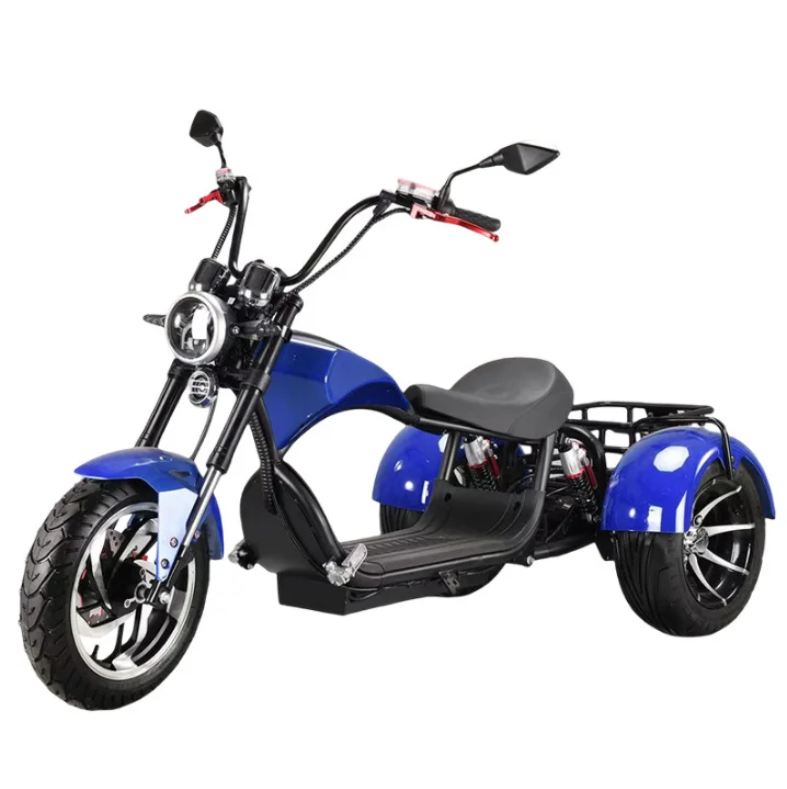 Tricycle with shelf battery car three-wheeled electric scooter for the elderly