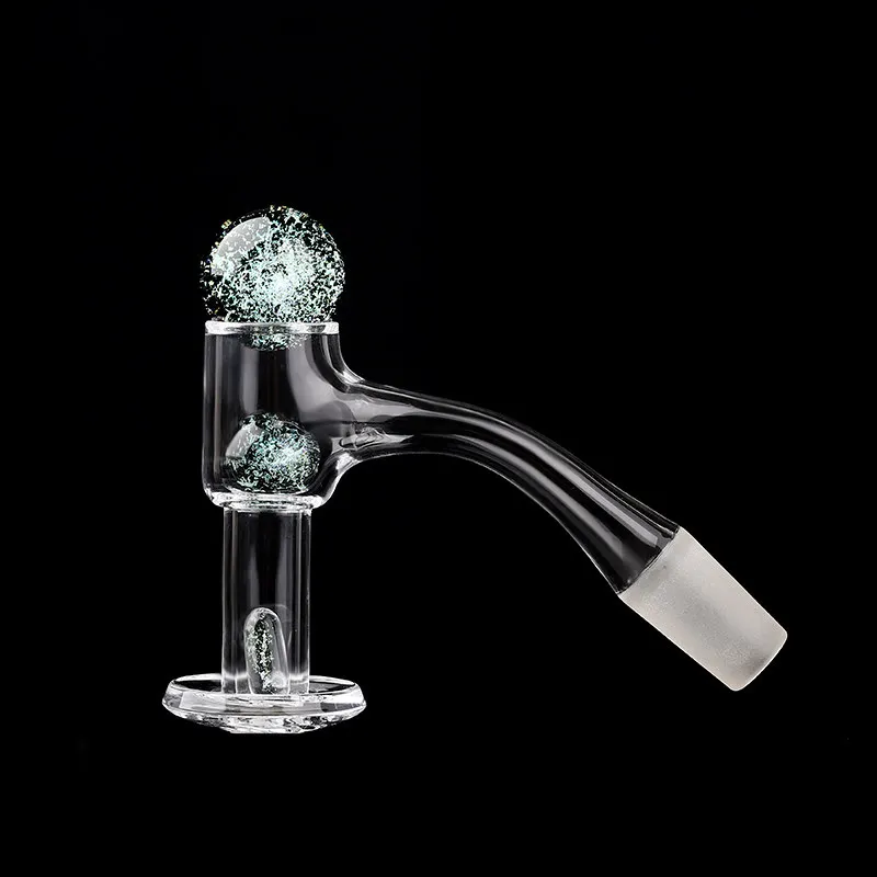 Аксессуары для курения OD20mm полный сварной Терп-сланцевый блендер кварцевый сланцевый набор с 2 стеклянными звездочными шариками и 1 таблеткой