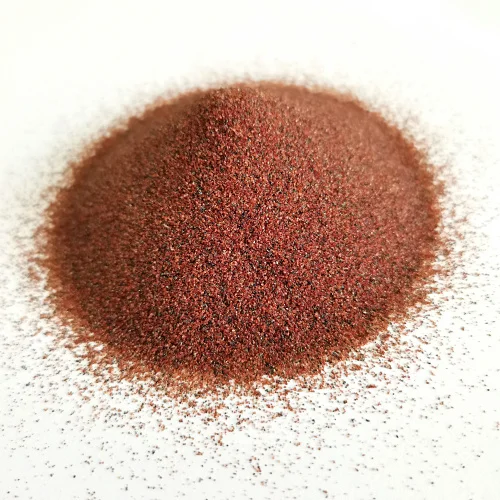 LM натуральный красный камень гранат песок 80 сетка для украшения аквариума