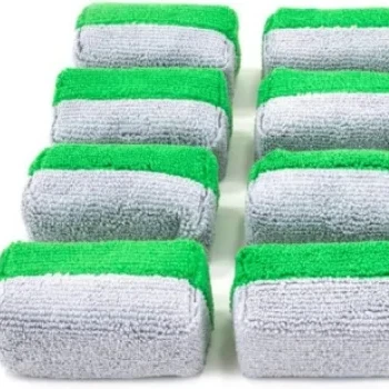 Microfiber Car Sponge Waxing Foam Pad Ceramic Coating Applicator  for Car