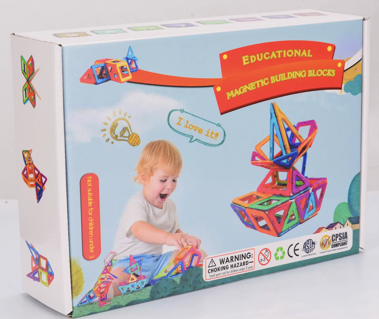 Hot sale  plastic building connector toys small toys for kids plastic building blocks