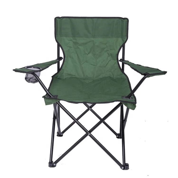 cheap high quality portable collapsible outdoor fishing hiking camp chair with cup holder