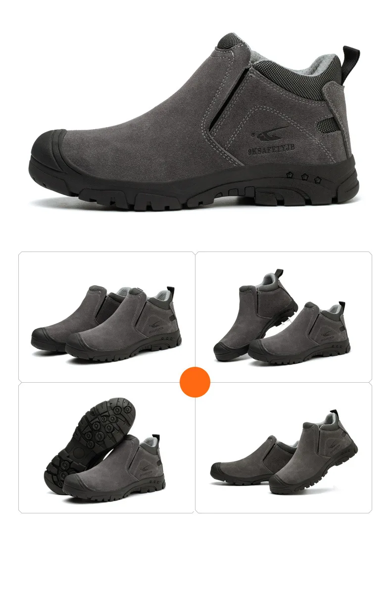 Cross-Border for Electric Welders Labor Protection Shoes Anti-Smashing and Anti-Penetration Work Shoes Lightweight Comfortable I
