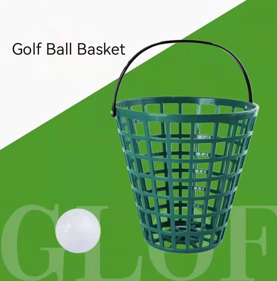 50,75,100 Balls Capacity Plastic Driving Range Golf Ball Baskets