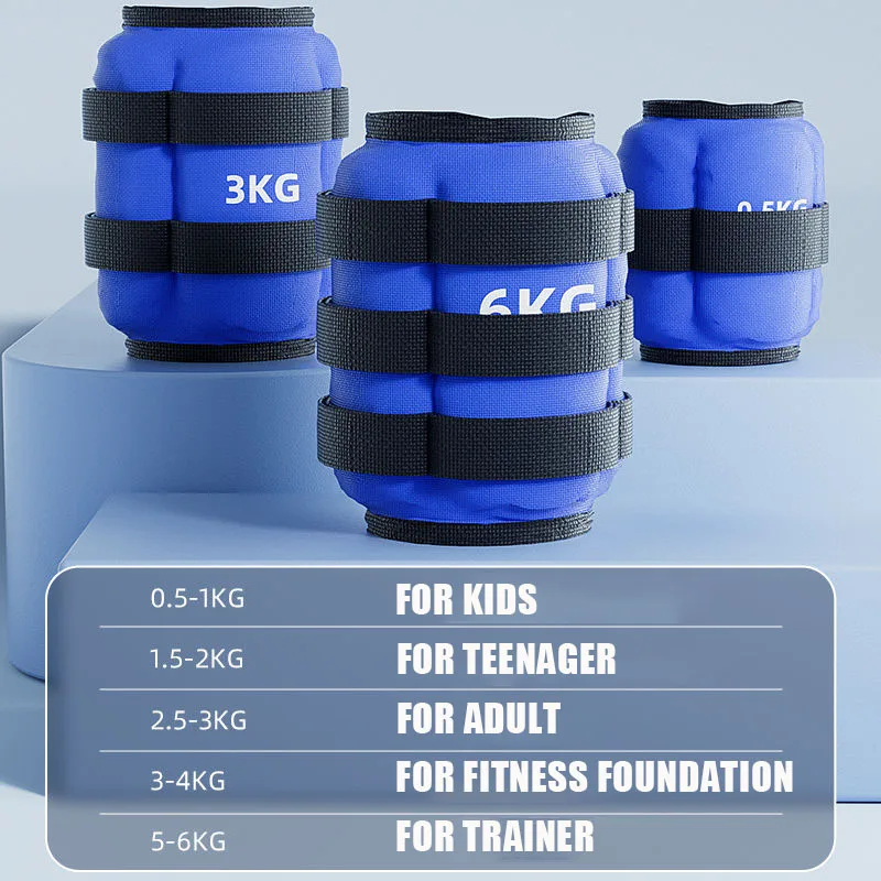Adjustable Legging Ankle Weight Sandbags Weights Training Sand Bag for both hand and foot For Strength Training