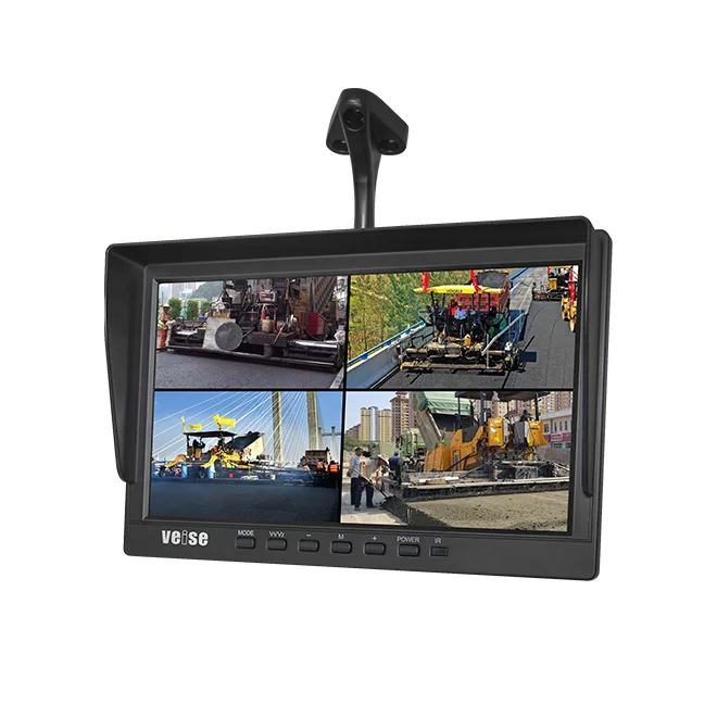 1080P Wired Backup Camera System Kit,HD DVR Monitor with IP69 Waterproof Reverse/Side View Camera for RV Truck/Semi Box Truck