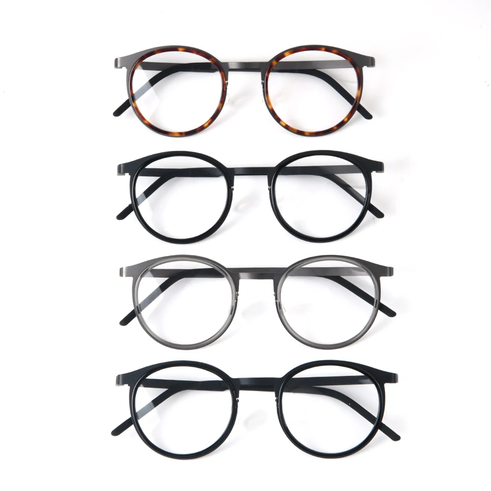 Designer Style Women Multi Colors Matte Optical Light Luxury Titanium Material Glasses Frame With High End Patented