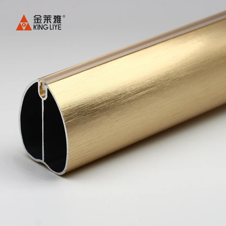 Kingliye Manufacture Wardrobe Tube Furniture Accessories Hardware for Aluminum Cabinet ISO9001 Modern Simple OEM ODM 10 Pcs T/T