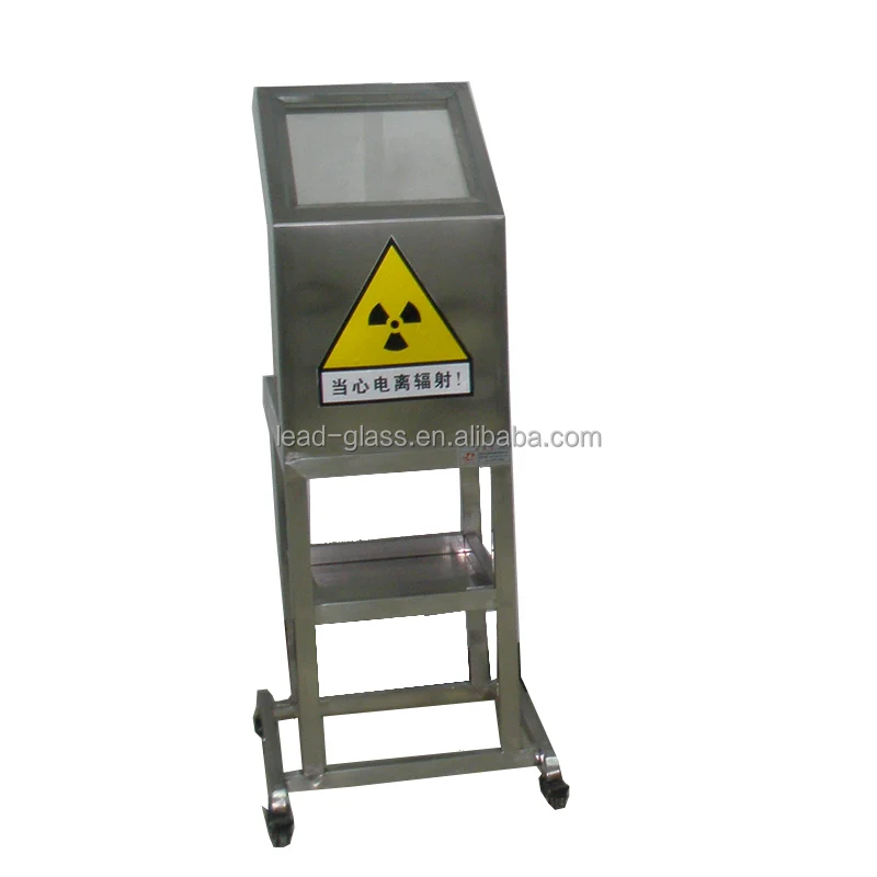 L-type injection station nuclear medicine department quality control test lead shield protection L-shaped screen laboratory anti