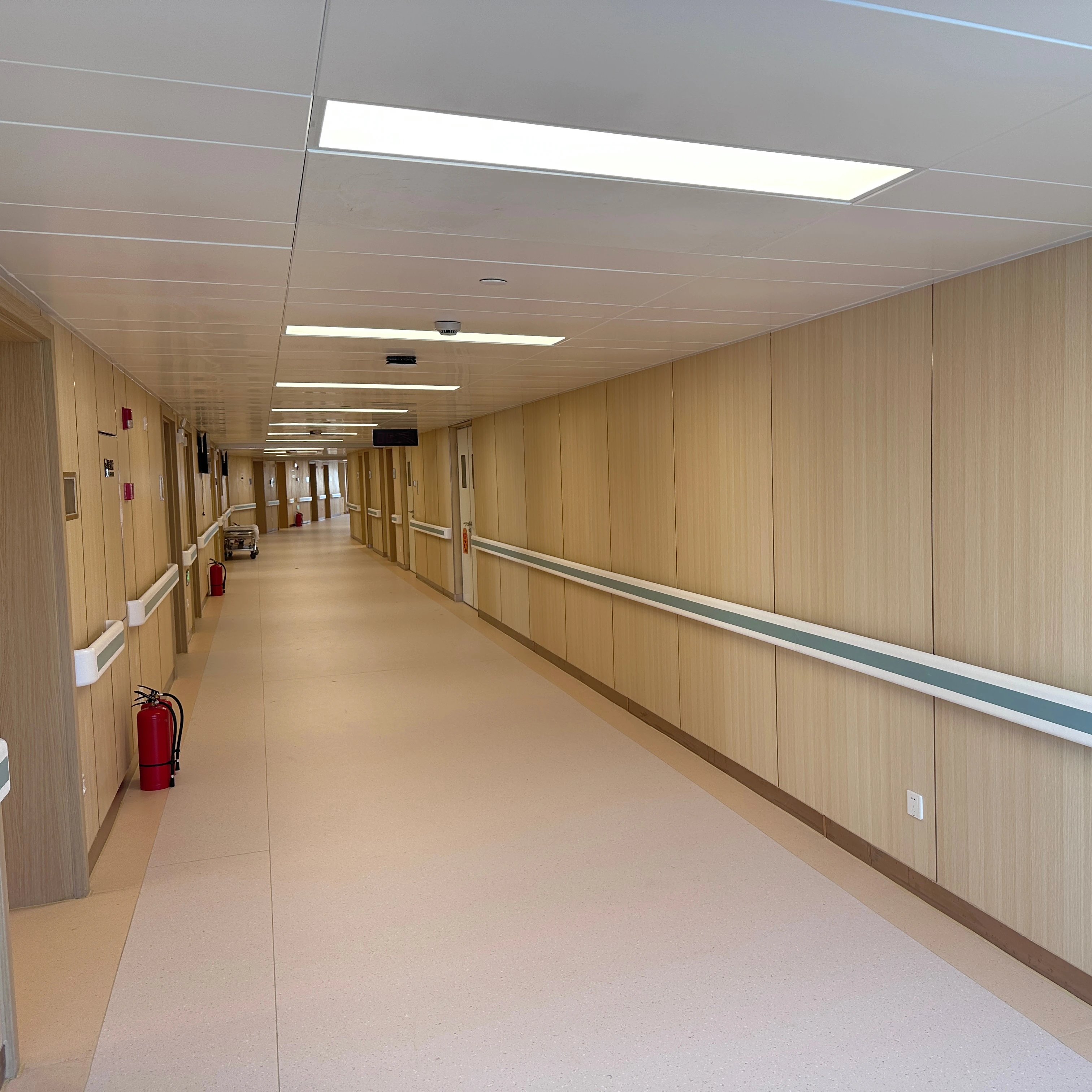 wood color rigid vinyl pvc sheet for hospital