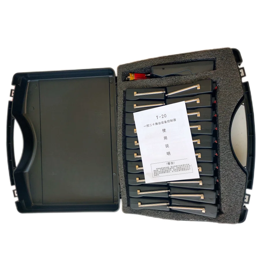 20 Cue Cold Electric Igniters Base Rotate Swing Wheel Wireless Remote Control Stage Fountain Fireworks Firing System