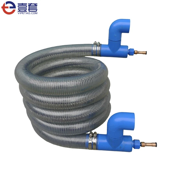 Plastic titanium tube heat exchanger