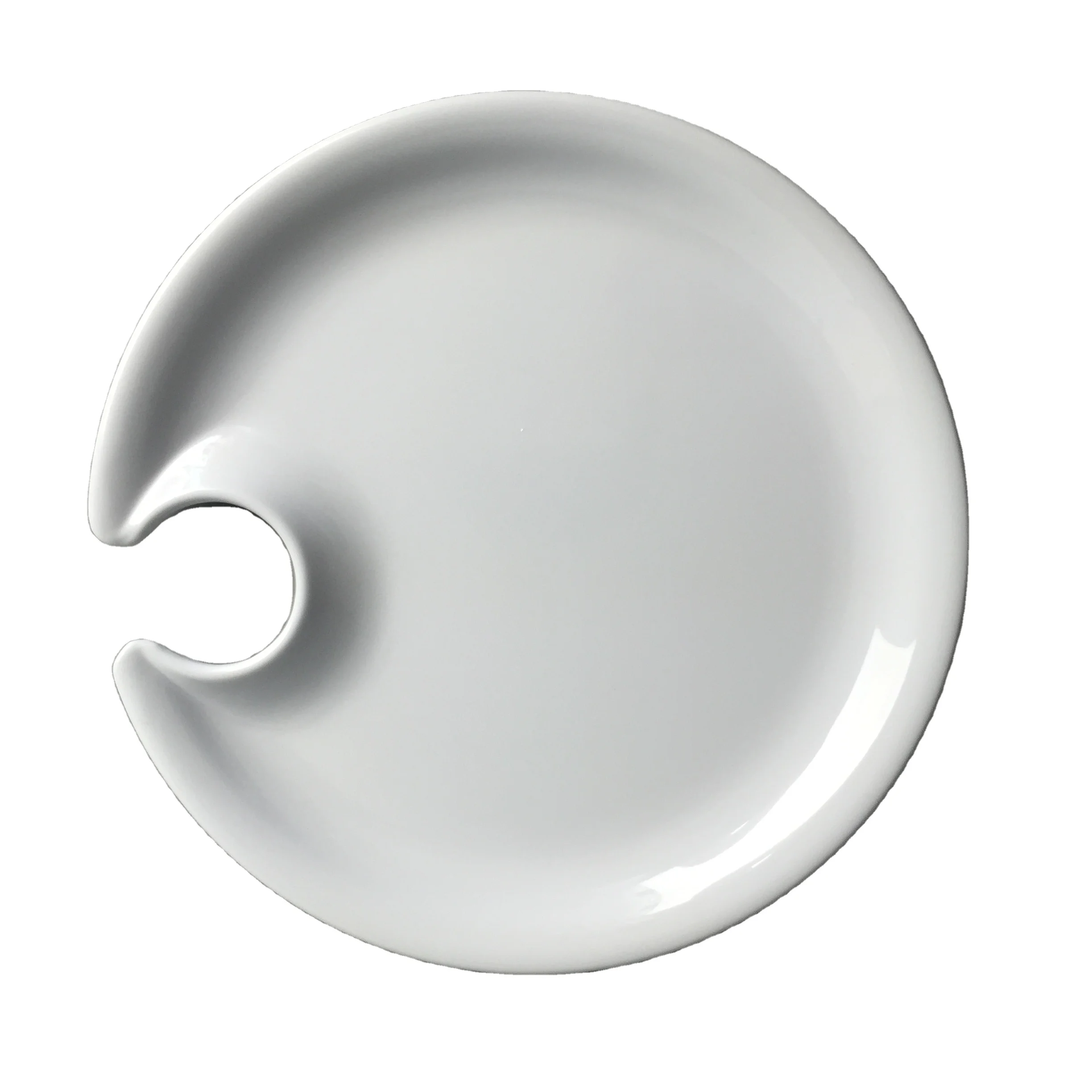 Wholesale High Quality Popular Design Print Plastic Melamine Round Plate For Restaurant Or Hotel