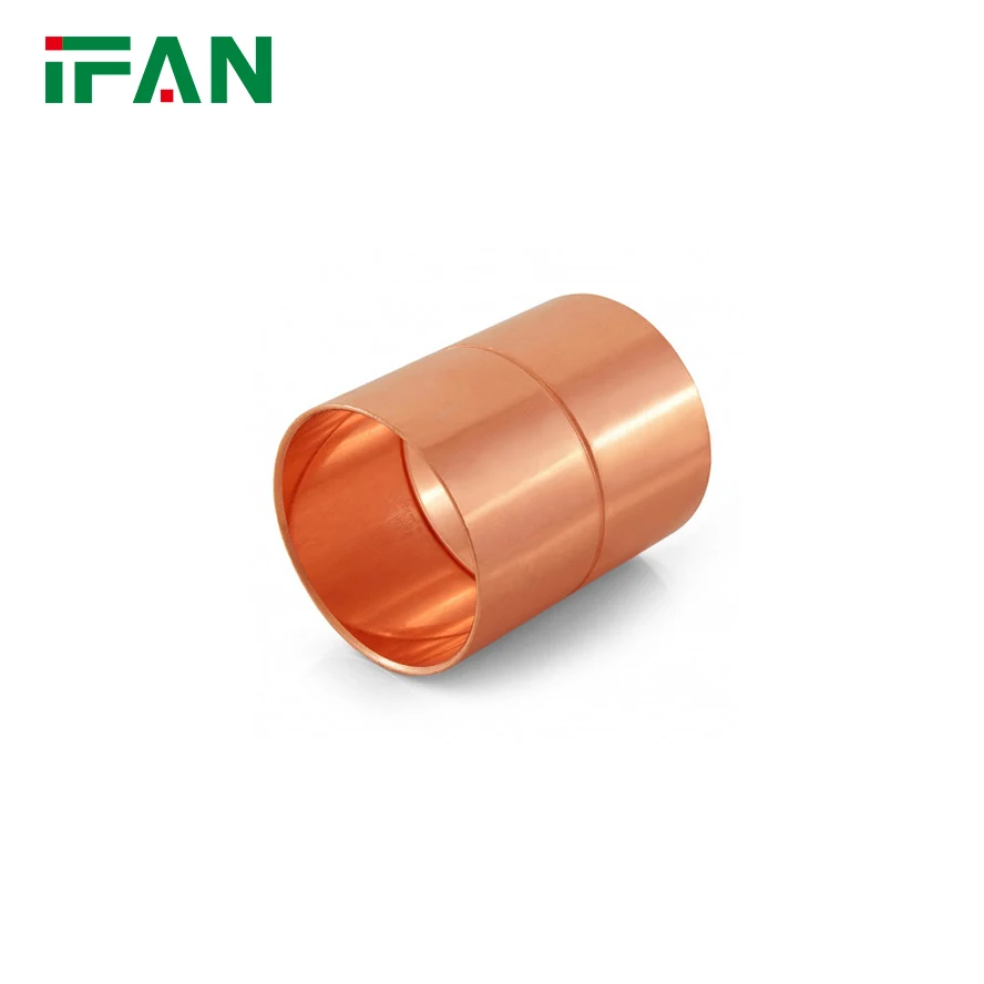 IFAN Factory Supply Coupling Adapter Copper Pipe Fittings Plumbing Copper Propress Fittings Water Tube Copper Press Fitting