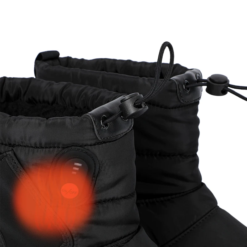 Custom Winter Kids Men Women Rechargeable Electrically Battery  Heated  Snow Thermal Warm Shoes Boots