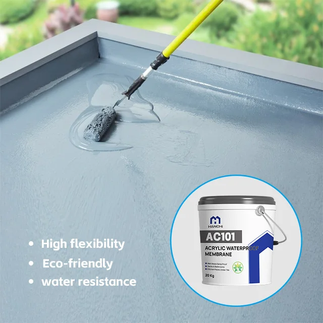 Polymer Sbs Liquid Membrane Roof Waterproof coating Leak Proof Leak Repair Material Polymer Modified Asphalt Waterproof Paint
