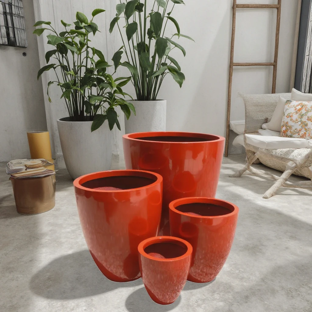 Vietnamese Cheap Price Home Garden Decorative Pot Set