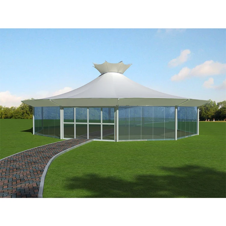 1100g/sqm PVDF Building Membrane Cover Material Membrane Roof Cover Shelter for Backyard