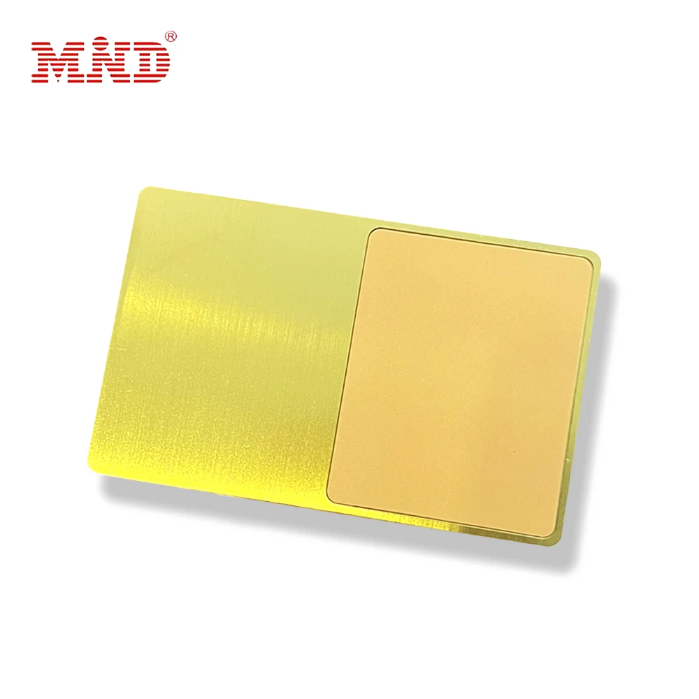 NFC Metal blank card custom NFC metal id Smart RFID Chip card  NFC metal Business cards