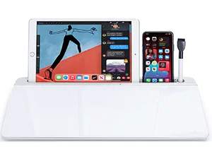 Home glass desktop storage keyboard dry erase whiteboard