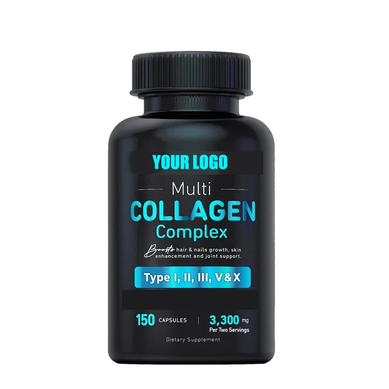 OEM Health Care Supplement  Collagen Capsule With Vitamin For Hair Nail Skin  And Joint Support