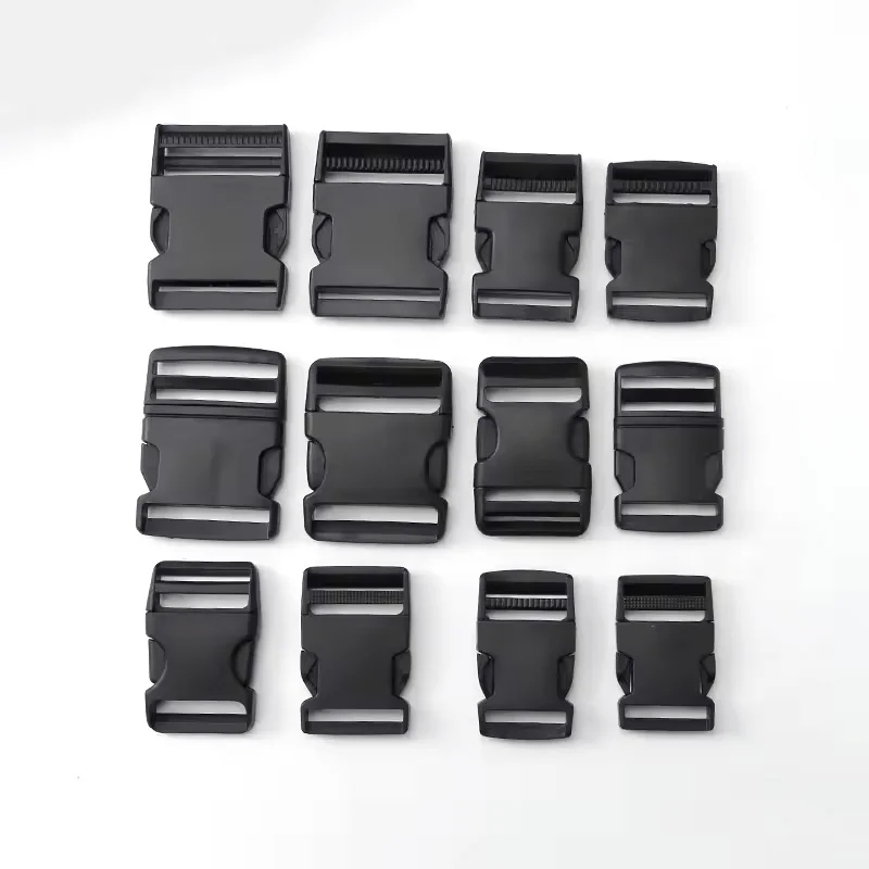 Wholesale Quick Side Release Buckles Dual Adjustable Plastic Buckle for Bag Webbing