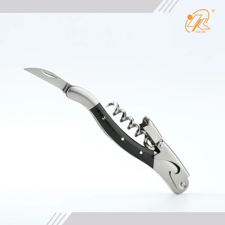 Great Cork Screw Rosewood Red Wood Wine Opener And Black Gift Box Set And Wooden Wine Bottle Waiters...