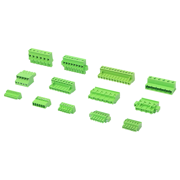 3.81mm pitch weidmuller power terminal block pluggable terminal block connector With ears