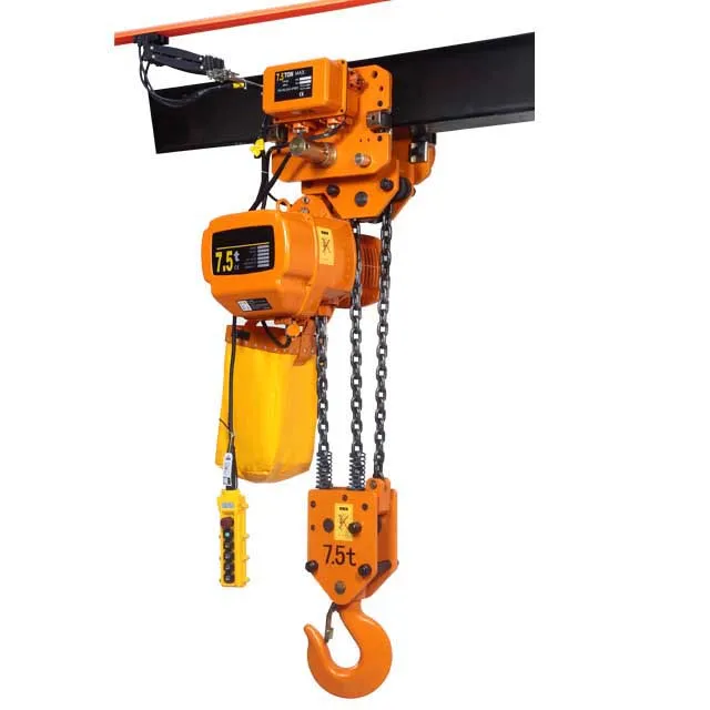 2 Ton electric chain hoist with motorized trolley