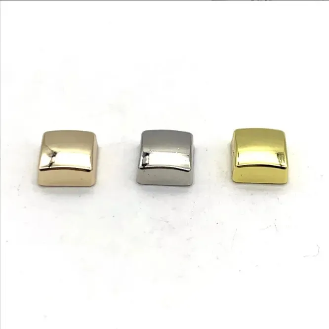 Factory Custom Garment Bag Studs Metal Square Shape Rivet For Leather Bag And Garments
