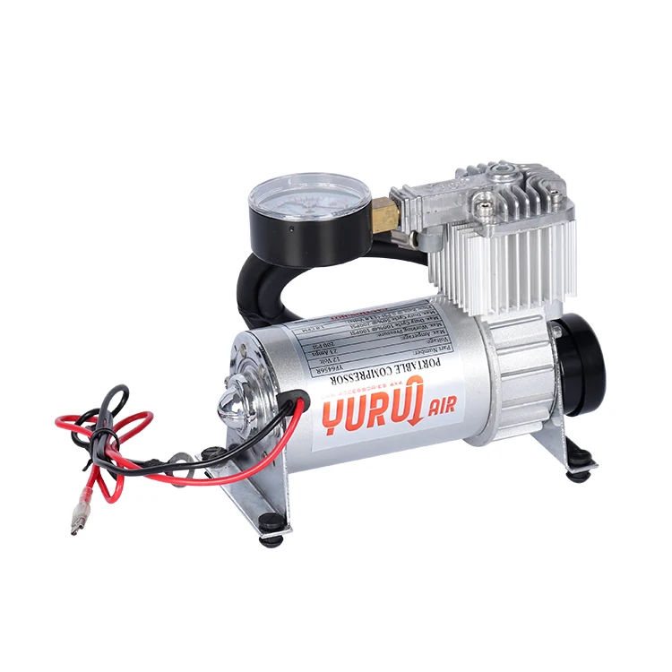 New Arrival Pneumatic DC 12V Twin Head Car Inflator Safe Use Air Pump Air Compressor for Air Horn