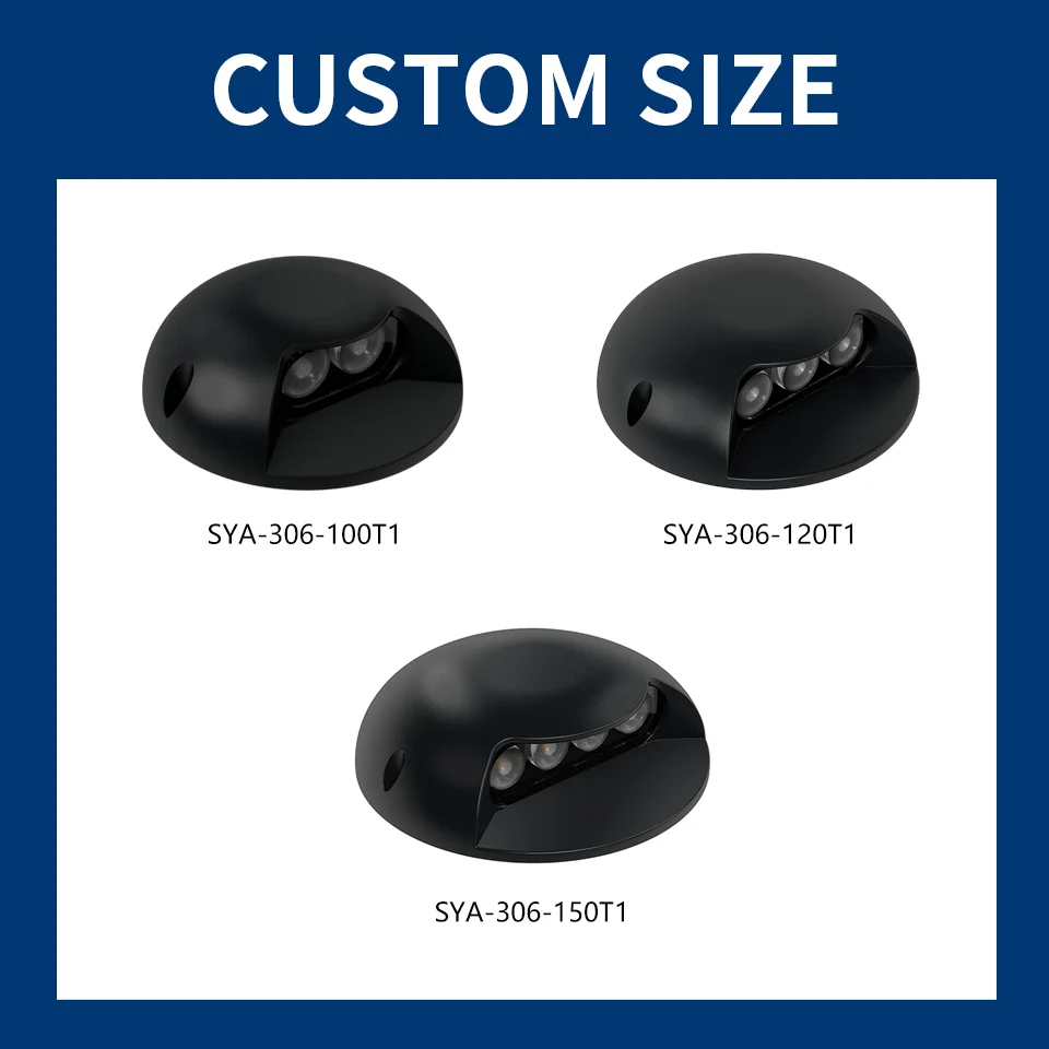 SYA-306 Competitive Price High quality side emitting inground lamp AC100~277V / DC 24V  pathway led underground light