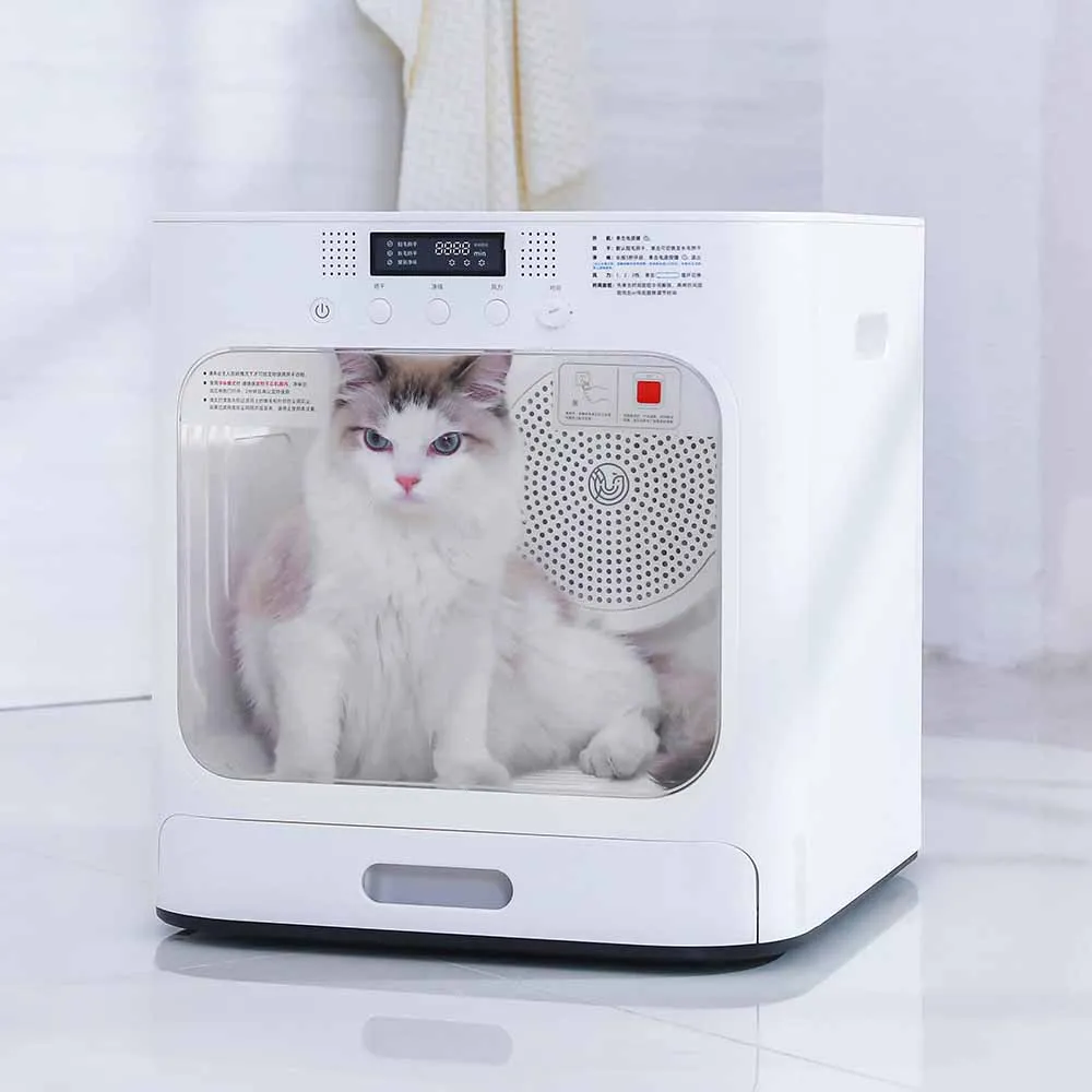 New Arrival Professional Safety Smart Control Upgraded Pet Dog Cat Hair Dryer Box Machine