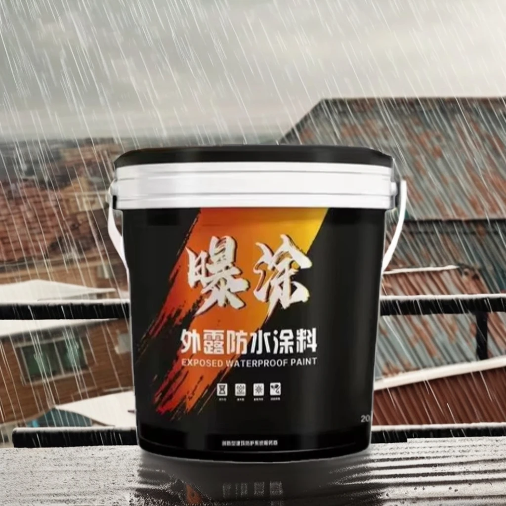 Water Heat Resistant Waterproofing Waterproof Liquid Paint For Waterproofing Roof Exterior Concrete Walls