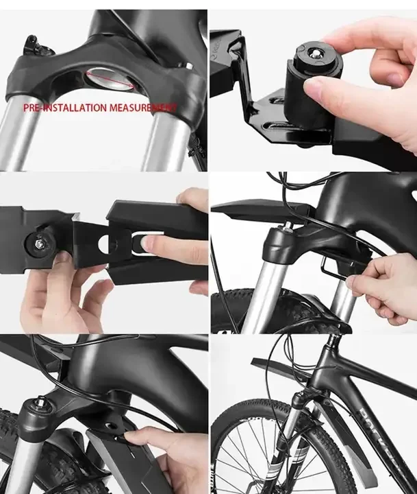 ROCKBROS Wide and Long Bicycle Mud Tile Bike Lightweight Front Rear Cycling Mudguard