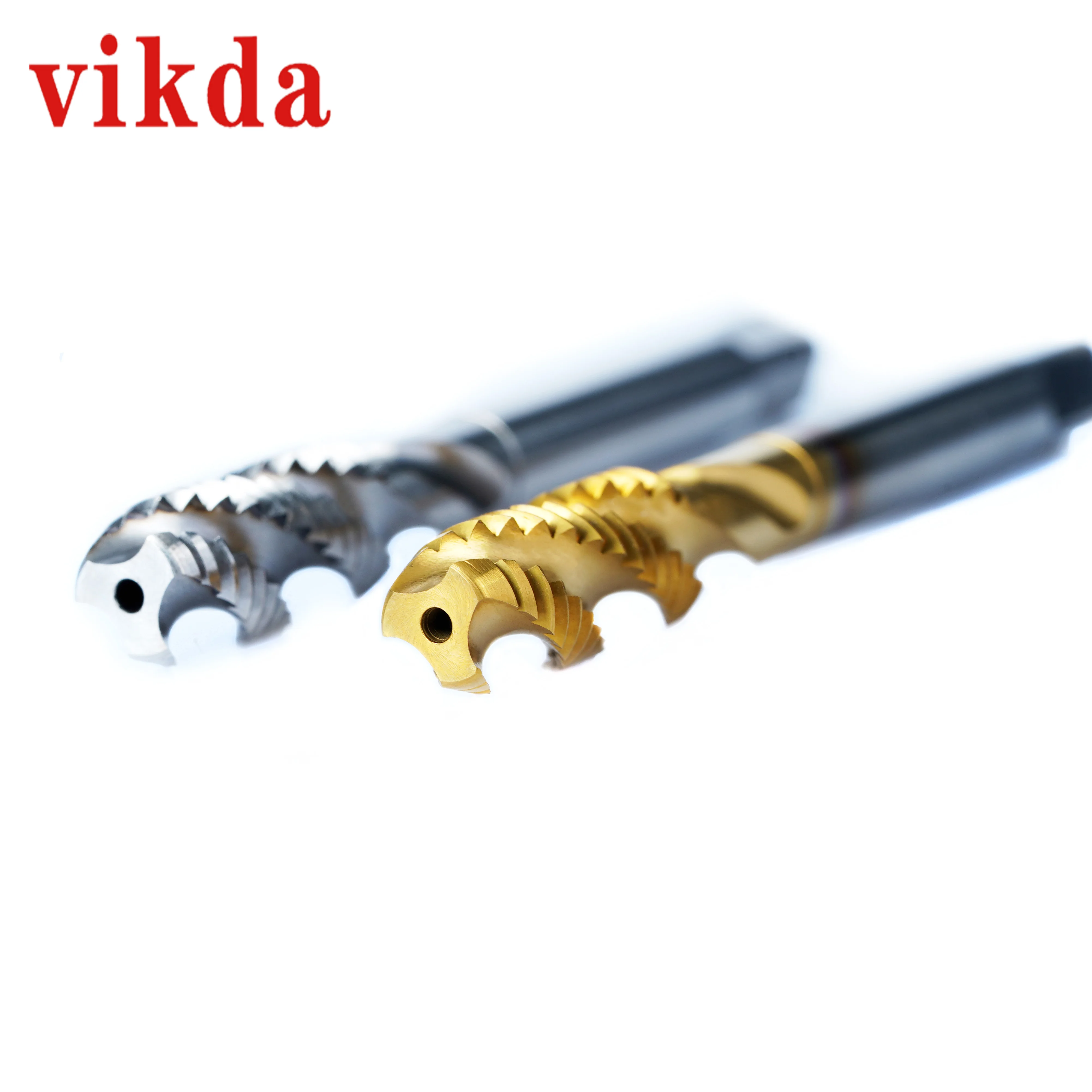 VIKDA HSS M35 спиральные канавки/Спиральные краны с Оловянным покрытием